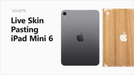 iPad Mini 6 Vinyl Skin Pasting Tutorial Full Wrap using VecRas Cutfiles