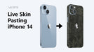 apple iphone 14 Vinyl Skin Pasting Tutorial Full Wrap using VecRas Cutfiles