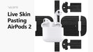 AirPods 2 Wireless Vinyl Skin Pasting Tutorial Full Wrap using VecRas Cutfiles
