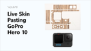 GoPro Hero 10 2021 Vinyl Skin Pasting Tutorial Full Wrap using VecRas Cutfiles