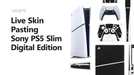Sony PS5 Slim Digital Console-Controller Vinyl Skin Pasting Tutorial Full Wrap using VecRas Cutfiles
