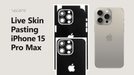 iPhone 15 Pro Max 3M Decal Skin Full Wrap Application Tutorial