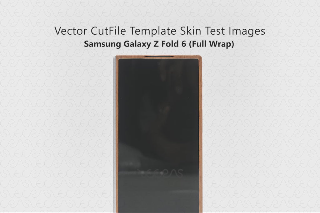 Galaxy Z Fold 6 5G Skin CutFile Template 2024