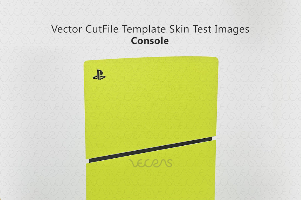 Sony PS5 Slim Disc Console Skin CutFile Template 2023 | Skin Test Images | Slideshow | Video Preview