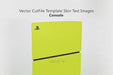 Sony PS5 Slim Disc Console Skin CutFile Template 2023 | Skin Test Images | Slideshow | Video Preview