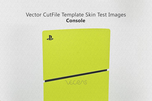 Sony PS5 Slim Disc Console Skin CutFile Template 2023 | Skin Test Images | Slideshow | Video Preview