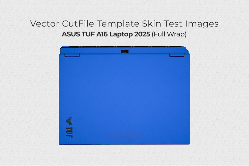 ASUS TUF A16 Laptop 2025 | Vinyl Skin Cut File Template
