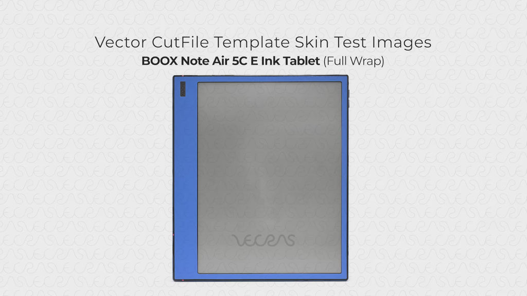 Boox Note Air 5C E Ink Tablet 2025 | Vinyl Skin Cut File Template