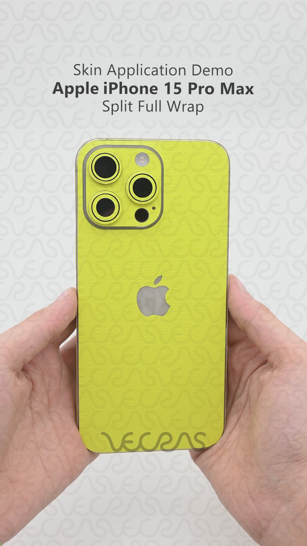iPhone 15 Pro Max 3M Decal Skin Wrap Short Video