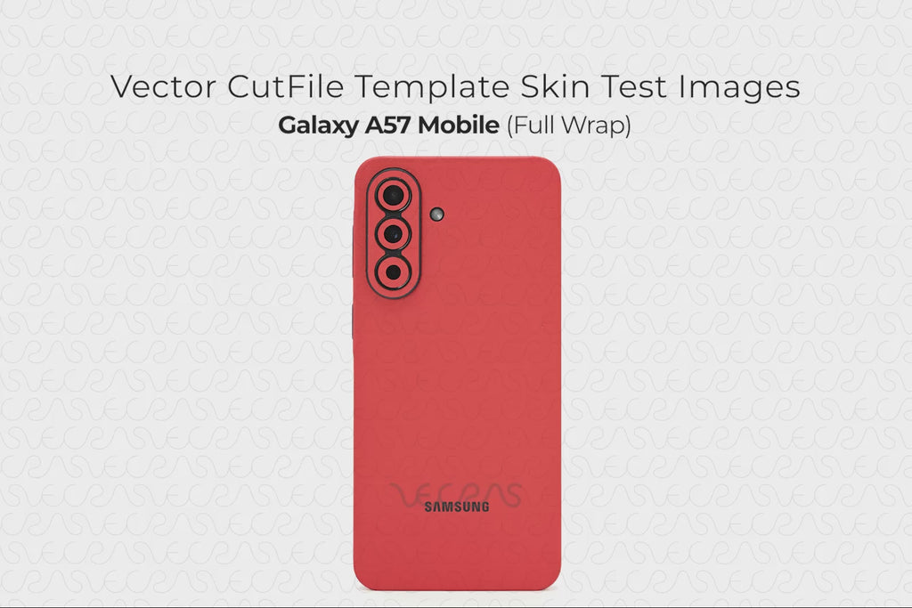 Galaxy A57 Mobile 2026 | Vinyl Skin Cut File Template