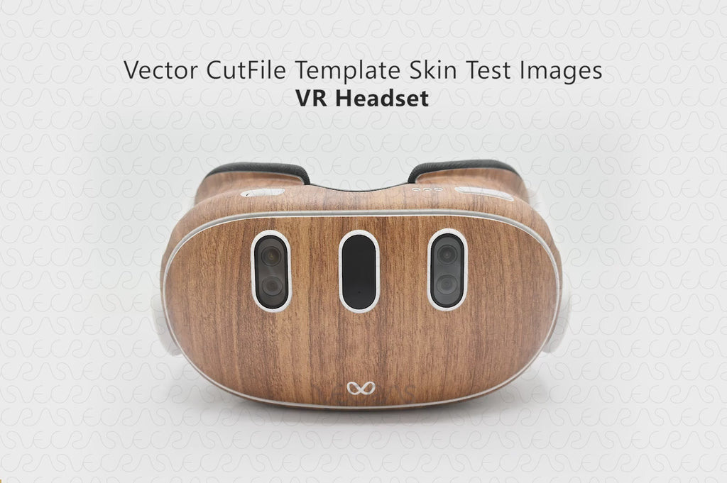 Meta Quest 3 VR Headset Skin CutFile Template 2023 | Skin Test Images | Slideshow Reel