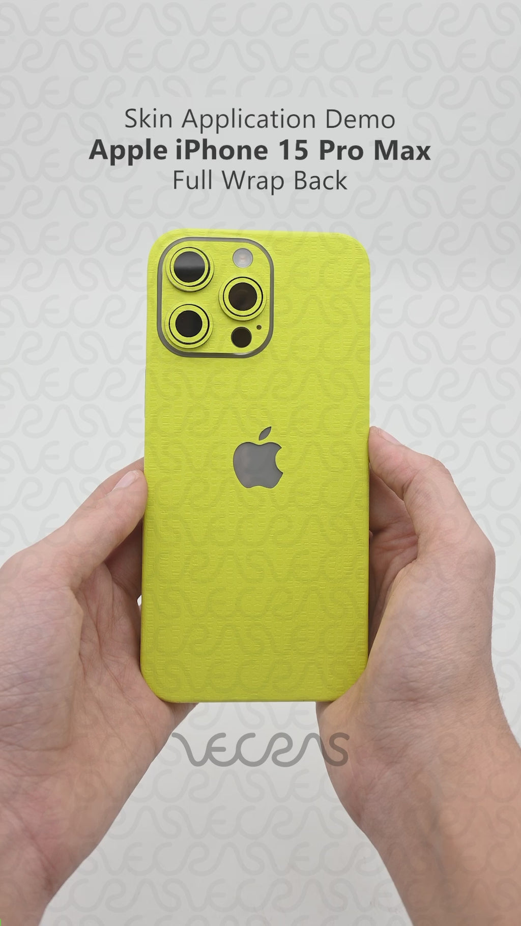 iPhone 15 Pro Max 3M Decal Skin Wrap Short Video