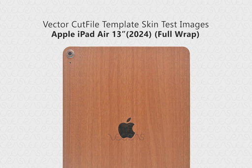 iPad Air 13" M2 (2024) Skin CutFile Template Vector | Skin Test Images Slideshow