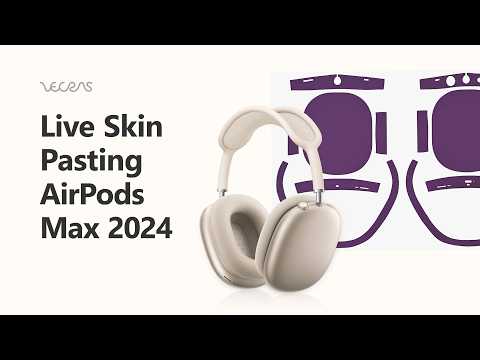 AirPods Max Headset 2024 | Vinyl Skin Pasting Tutorial