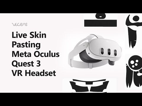 Meta Quest 3 VR Headset 3M Decal Skin Full Wrap Application Tutorial