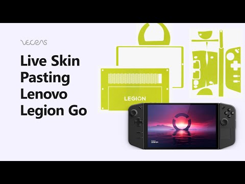  Lenovo Legion Go 3M Decal Skin Full Wrap Application Tutorial