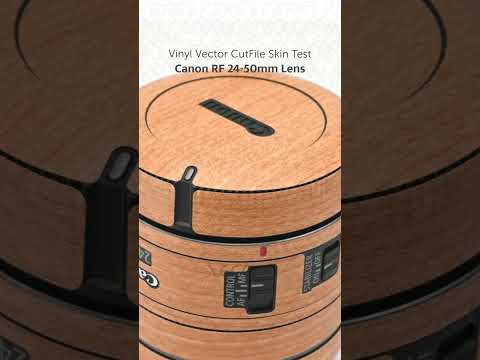 canon rf 20 50mm lens skin application demo video