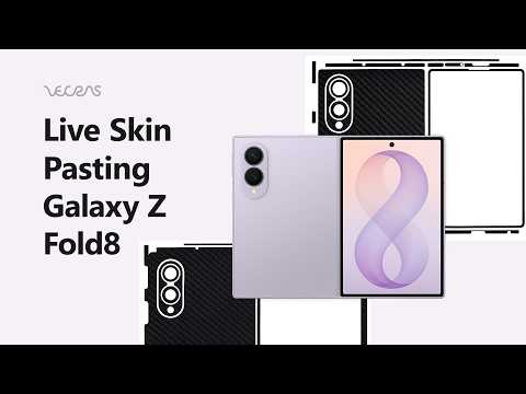 Samsung Galaxy Z Fold8 Mobile 2026 | Vinyl Skin Wrap Application Video Tutorial