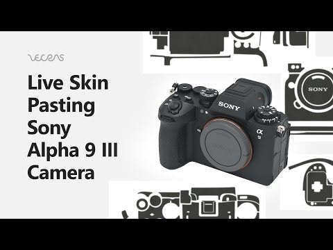 Sony Alpha 9 III Camera 3M Decal Skin Full Wrap Application Tutorial