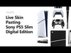Sony PS5 Slim Digital Console-Controller 3M Decal Skin Full Wrap Application Tutorial