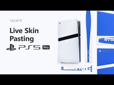 Sony PS5 Pro Skin Pasting Video Tutorial