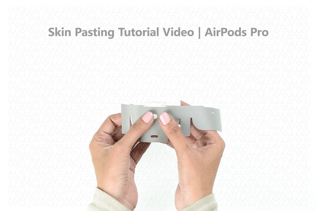 AirPods Pro (Easy To Apply) Vinyl Skin Pasting Tutorial
