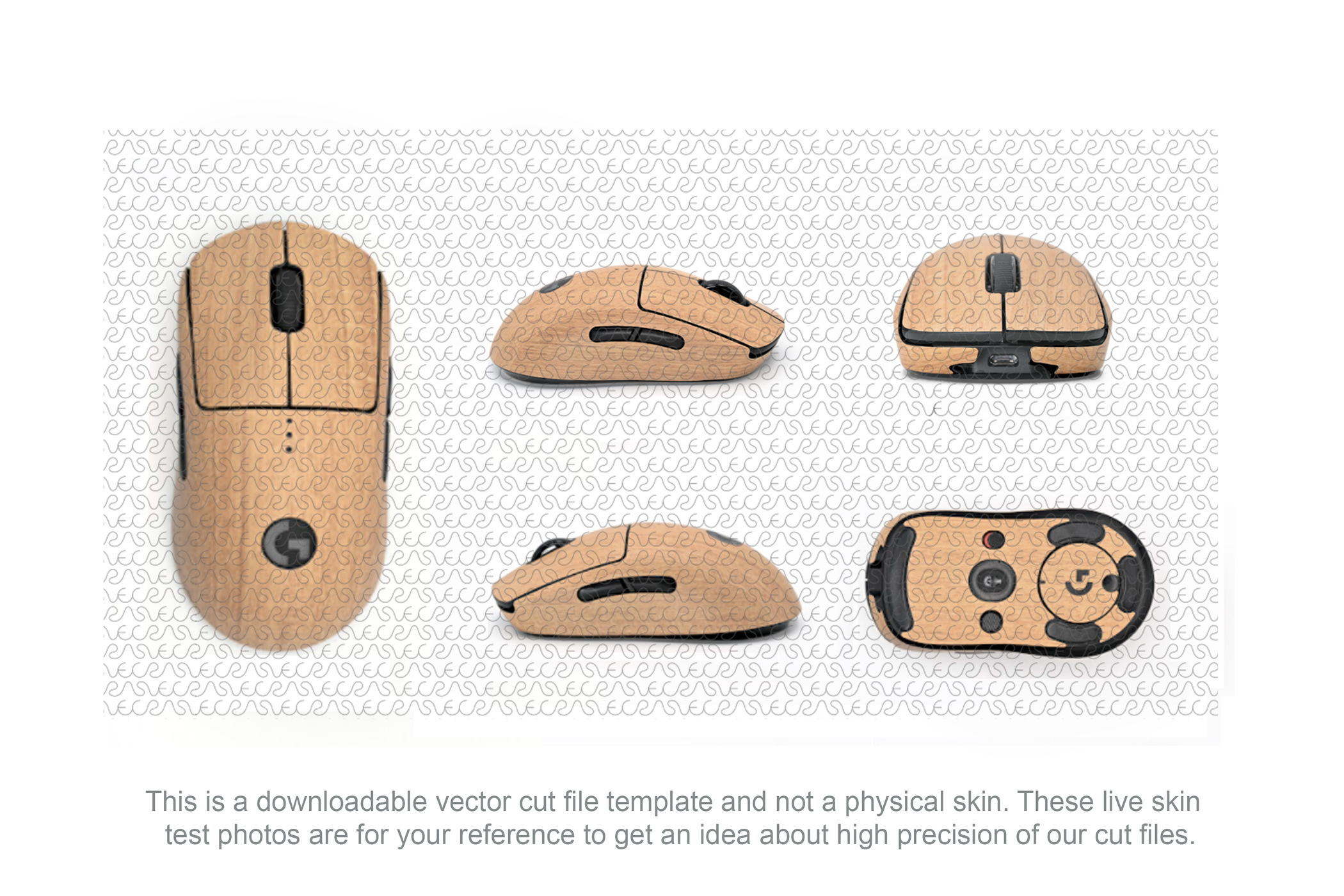 Logitech G PRO Skin CutFile Vector Template Full Wrap SVG — VecRas