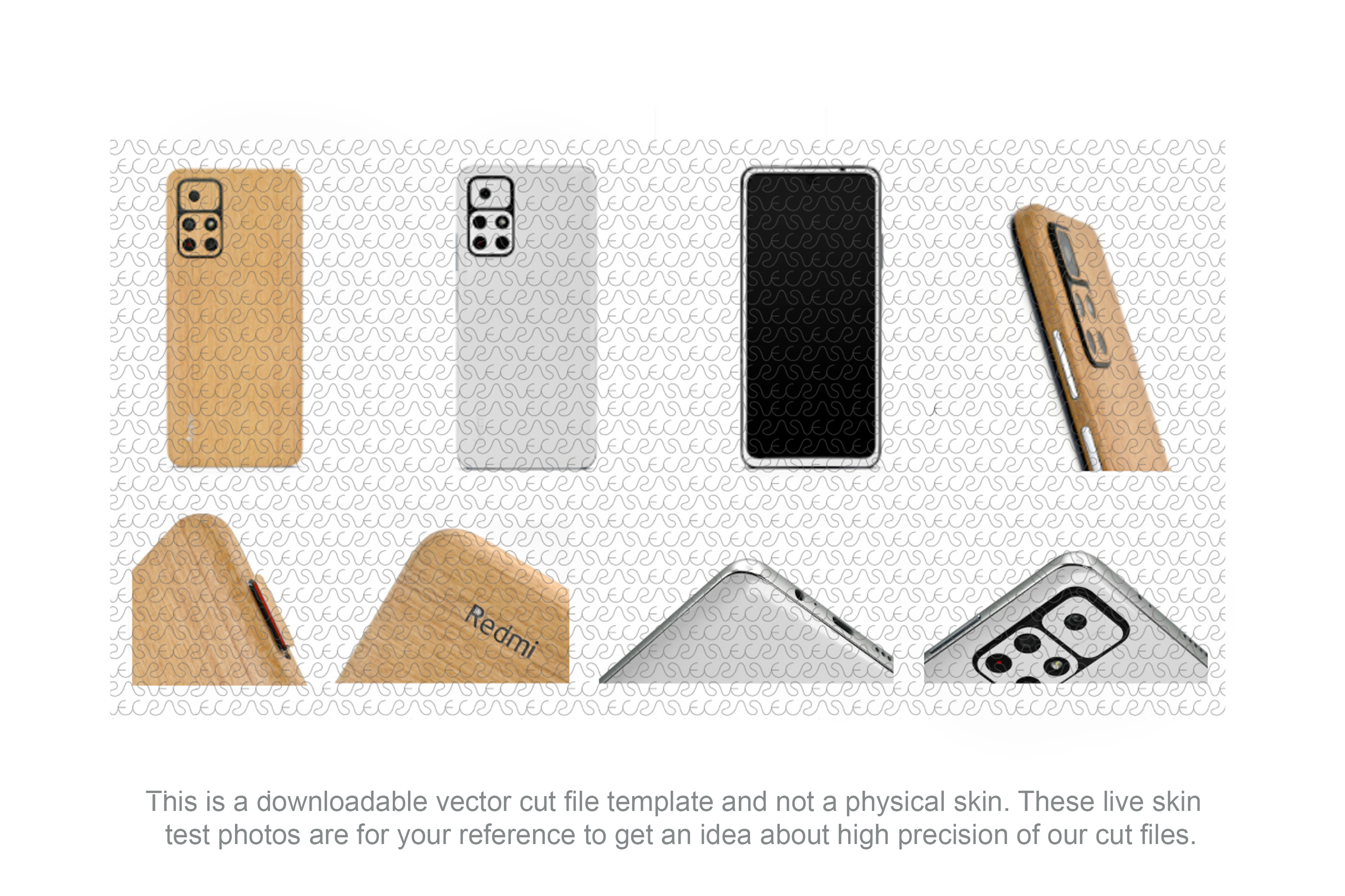 Redmi Note 11T Skin Template Vector 2021 — VecRas