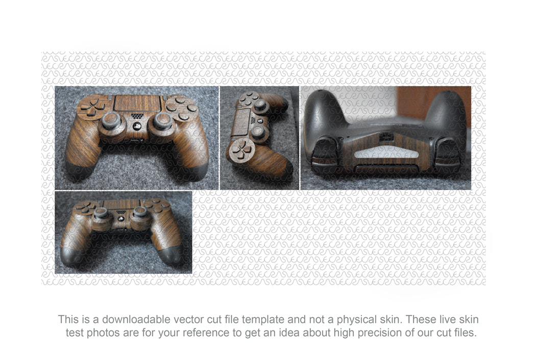 Sony PS4 Dual Shock 4 Controller (2013) Vector Cut File Template for PS4 /Slim / Pro