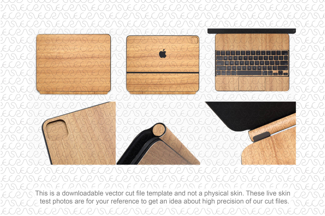 Apple Magic Keyboard For iPad Pro 12.9 Skin Template Cut File 2020