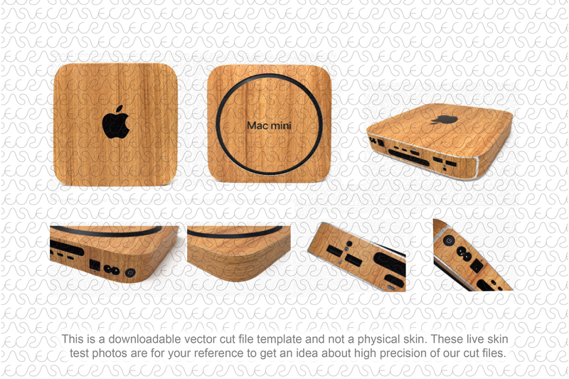 Mac Mini M1 Skin Template Vector 2021