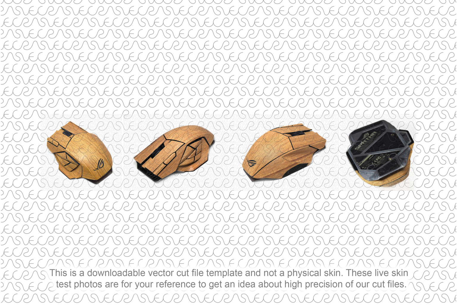 Computer Mouse Pattern Cut Out Vinyl Ready Vector Cut File Templates for Computer Mouse Skins in Ai ...
