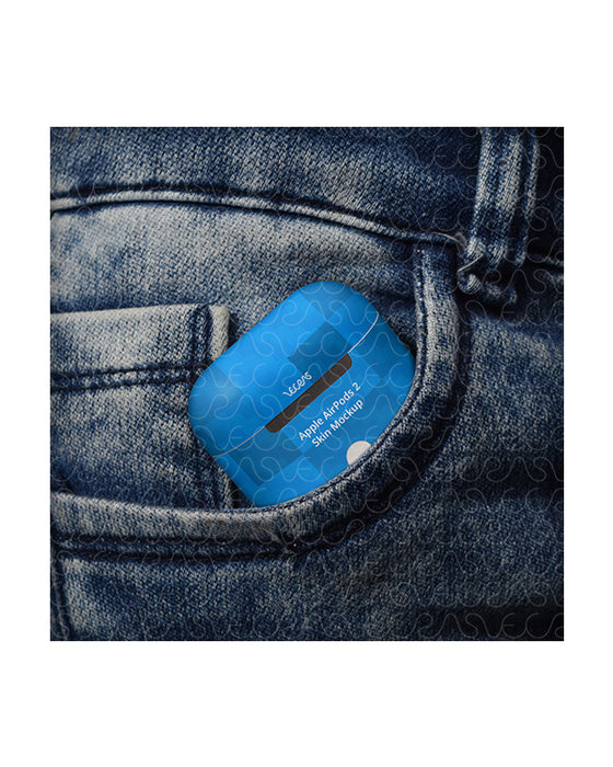 AirPods Wireless Charging Case Vinyl Skin Design Mockup 2019 (Promotional)