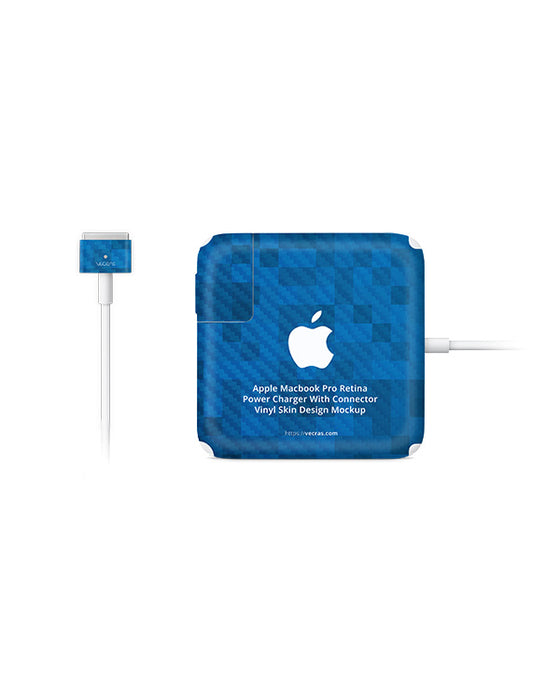 Apple MacBook Pro Retina Power Adapter (Charger with Connector) Vinyl Skin Design Mockup