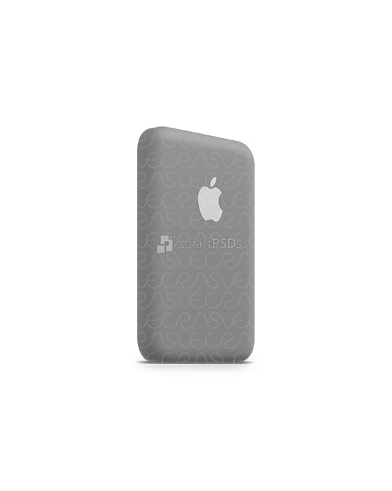 Apple MagSafe Battery Pack (2021) Vinyl Skin Mockup PSD Template