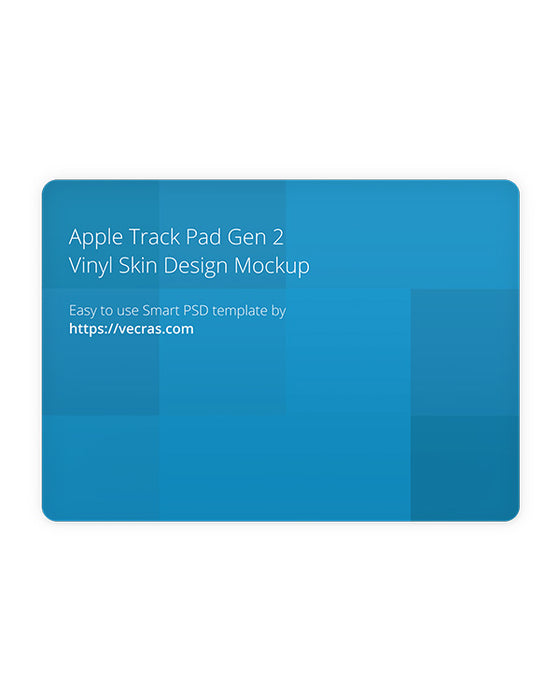 Apple Magic Trackpad 2 Vinyl Skin Design Mockup 2015