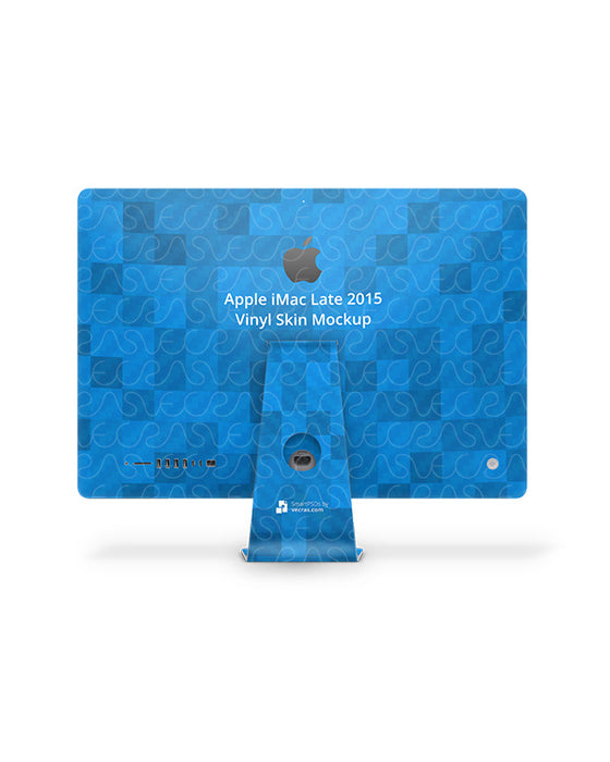 Apple iMac 21.5-inch Vinyl Skin Design Mockup 2015
