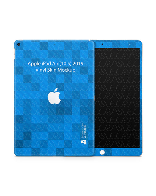 Apple iPad Air 10.5" (3rd Gen.) Vinyl Skin Design Mockup 2019