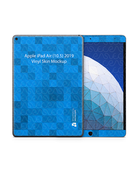 Apple iPad Air 10.5" (3rd Gen.) Vinyl Skin Design Mockup 2019