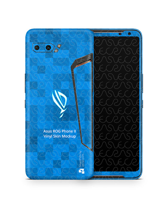 Asus ROG Phone II (2019) PSD Skin Mockup Template
