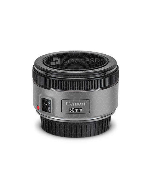 Canon EF 50mm (2015) Lens Vinyl Skin Design Template