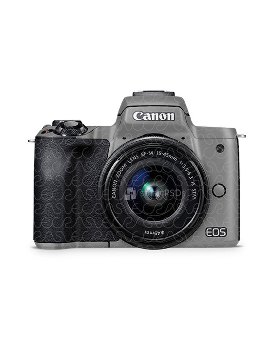 Canon EOS M50 Mark II (2020) Skin PSD Mockup Template