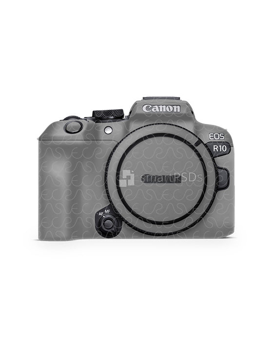 Canon EOS R10 Camera (2022) Skin PSD Mockup Template
