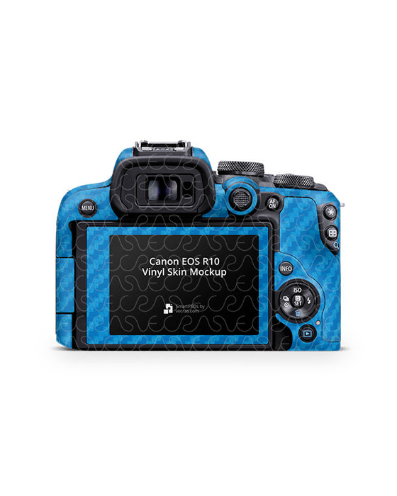 Canon EOS R10 Camera (2022) Skin PSD Mockup Template