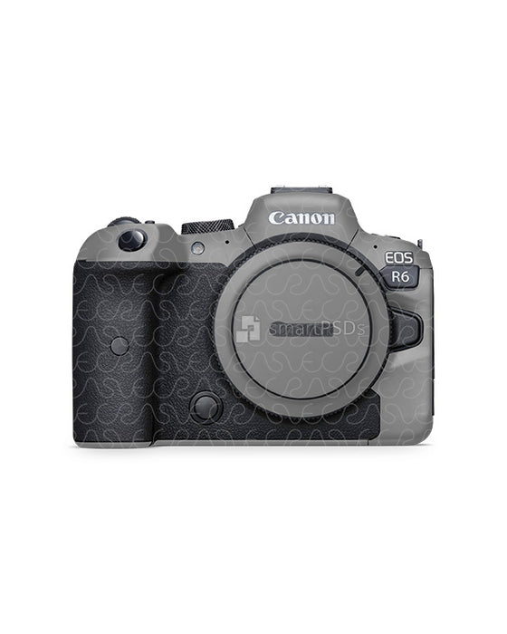Canon EOS R6 Camera (2020) Skin PSD Mockup Template