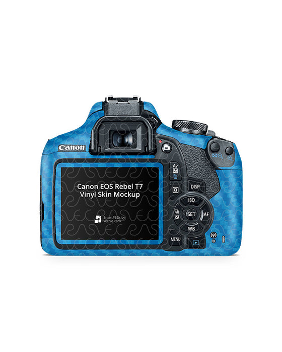 Canon EOS Rebel T7 Camera (2018) Skin PSD Mockup Template