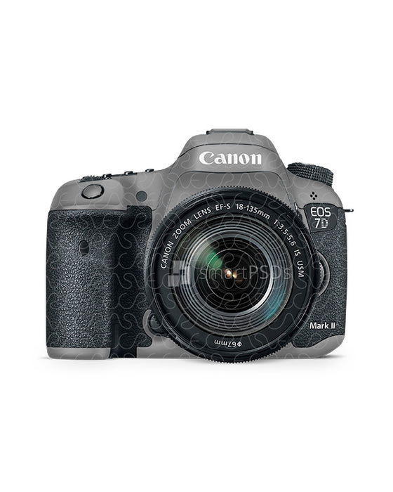Canon EOS 7D Mark II (2014) Skin PSD Mockup Template