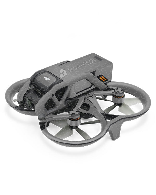 DJI Avata Drone (2022) PSD Skin Mockup Template — VecRas