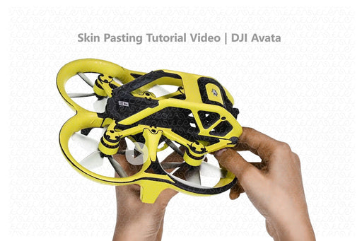 dji avata drone skin application demo video