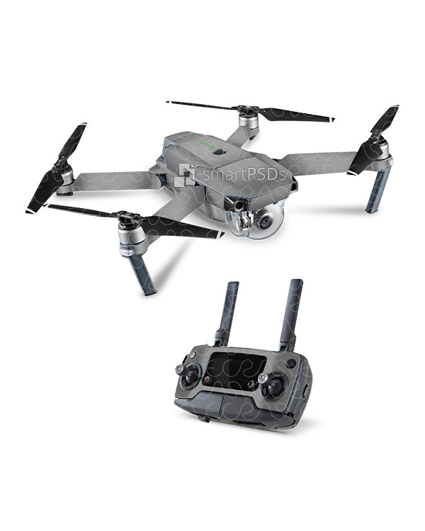 DJI Mavic Pro Drone Vinyl Skin Design Mockup (Full Wrap) — VecRas
